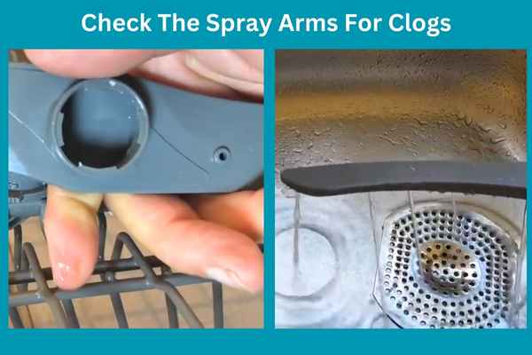 Check The Spray Arms For Clogs