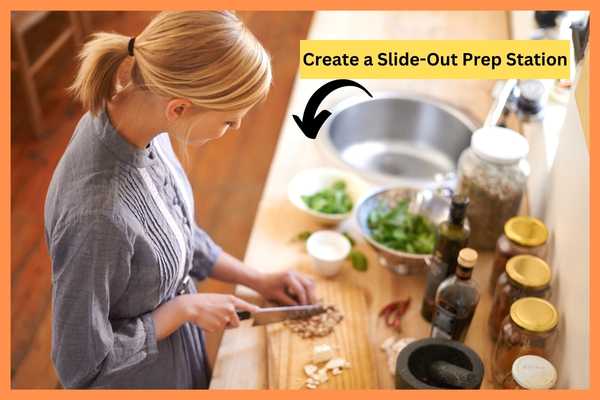 Create a Slide-Out Prep Station