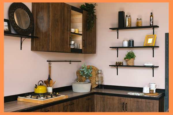Turn One Shelf Into Two in Galley Kitchen