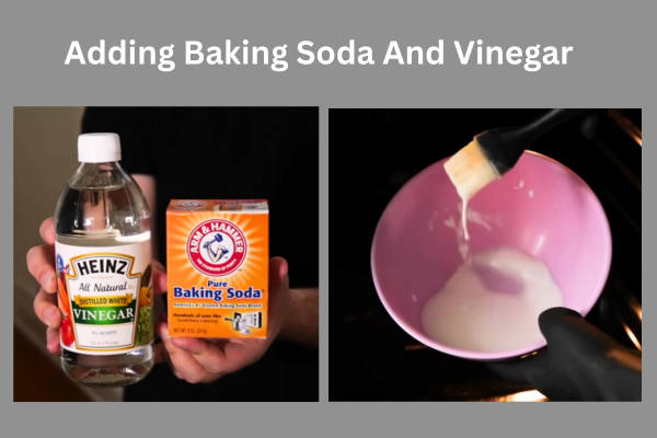 Adding Baking Soda And Vinegar
