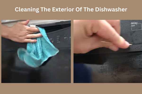 Cleaning The Exterior Of The Dishwasher