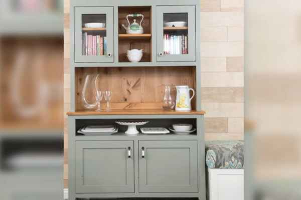 Decorate China Cabinet with Books