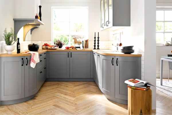 Elegant Gray Kitchen Cabinets
