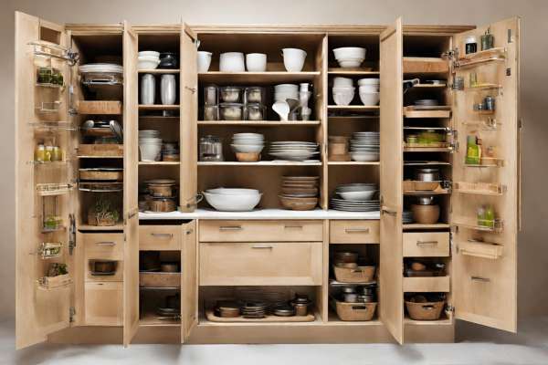 Kitchen Cabinet Organization System