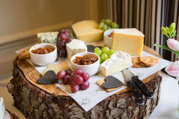 Preparing The Cheese Board