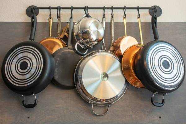 Use Command Hooks To Store Organize Pots And Pans Lids
