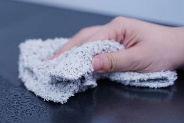 Wipe Down The Dishwasher Interior With A Damp Cloth