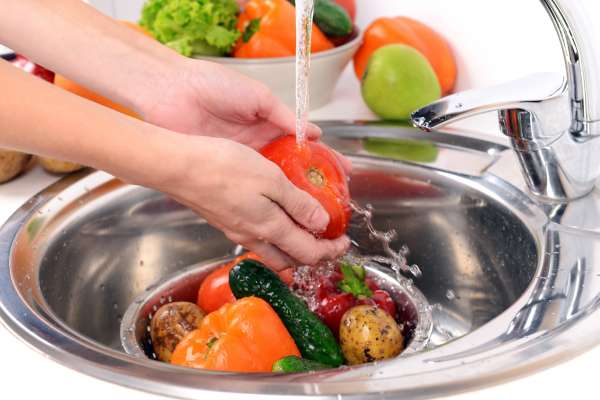 Washing Fruits and Vegetables