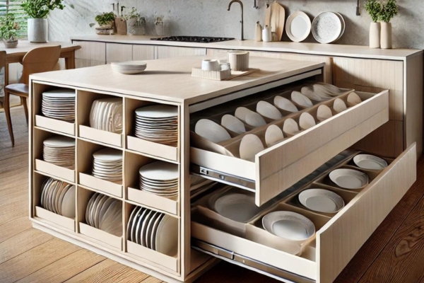 Creative Ways To Store Plates In A Kitchen Island