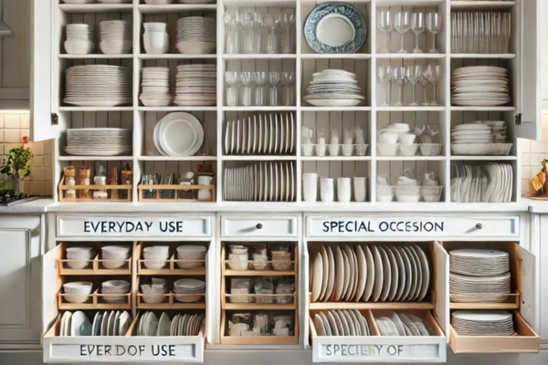 Grouping By Use: Everyday Plates Vs. Special Occasion Dinnerware