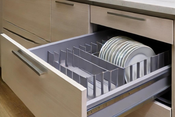 Organizing Plates In Drawers For Easy Access