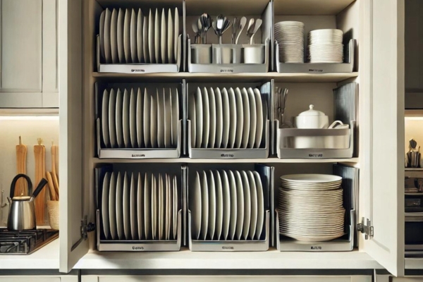 Using Plate Organizers And Dividers For Better Storage