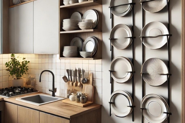 Wall-Mounted Plate Holders: Saving Space And Adding Flair