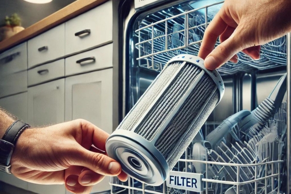 Locating The Dishwasher Filter In Your Frigidaire Dishwasher