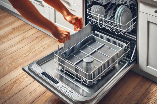 Remove The Bottom Rack Of The Dishwashers