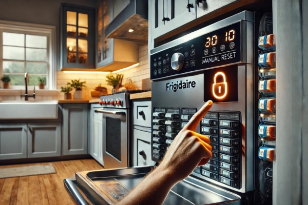 Unlocking The Frigidaire Dishwasher With A Manual Reset