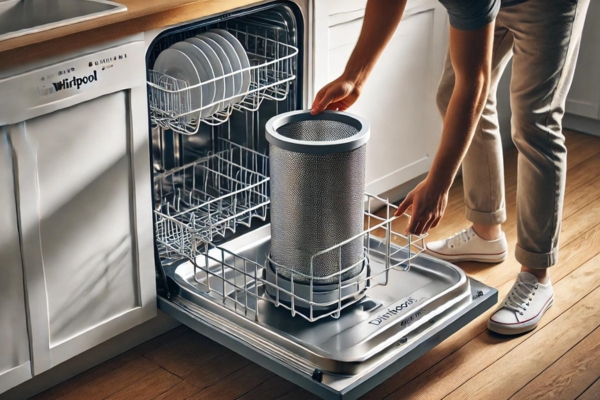 Accessing the Bottom of the Dishwasher