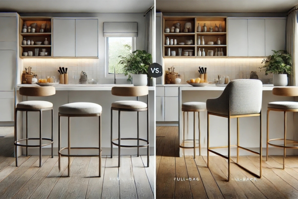 Backless Vs. Full-Back Bar Stools: Impact On Comfort And Height