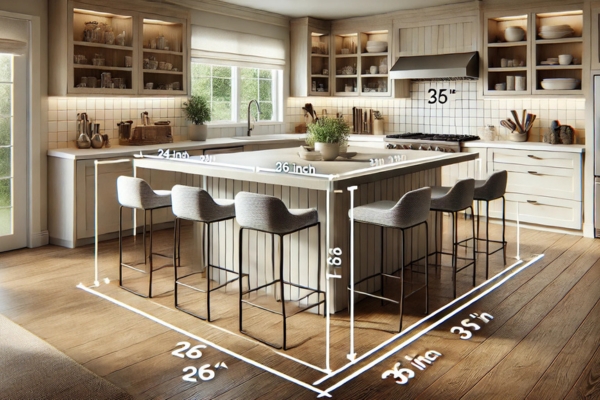 Bar Stool Heights For Kitchen Islands