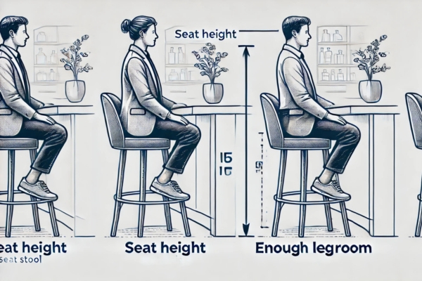 Choosing High Stools Based On Legroom And Comfort