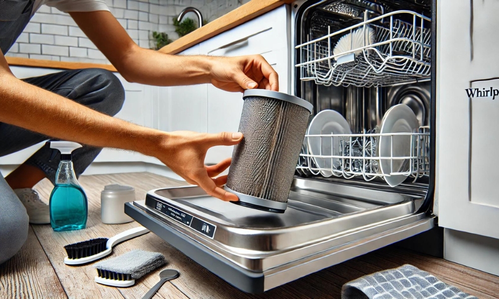 How To Remove Whirlpool Dishwasher Filter