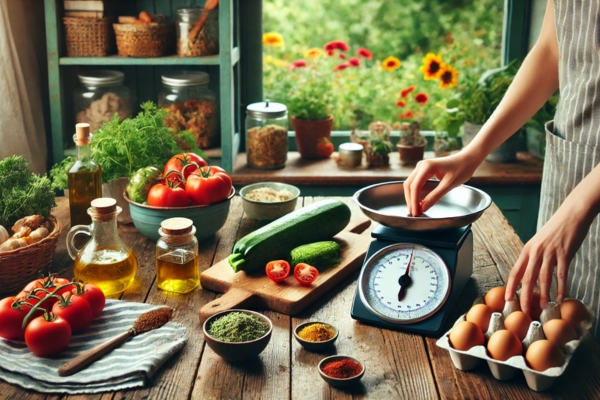 Kitchen Scales And Garden-To-Table Cooking