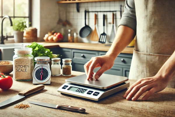 Place The Scale On A Flat Surface Use Professional Kitchen Scales