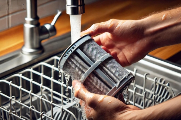 Rinsing Off Food Particles and Residue