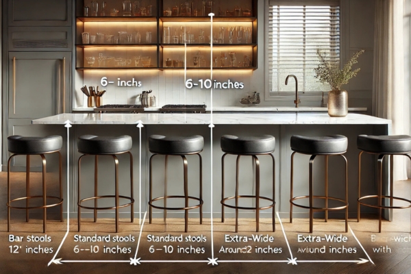 Standard Spacing Guidelines For Bar Stools