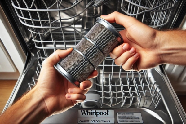 Twisting and Unlocking the Filters Safely Remove Whirlpool Dishwasher Filter: