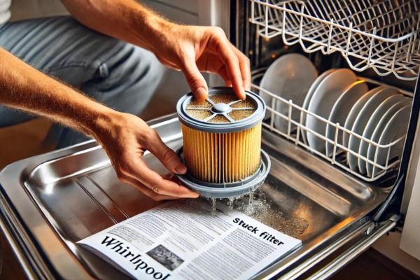 What to Do If the Filter is Stuck: Troubleshooting Tips Remove Whirlpool Dishwasher Filter: