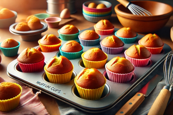 Baking With Silicone Muffin Cup