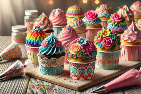 Decorating Your Cupcakes In Paper Cups