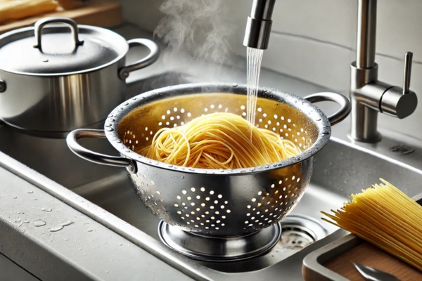 Draining Pasta And Noodles