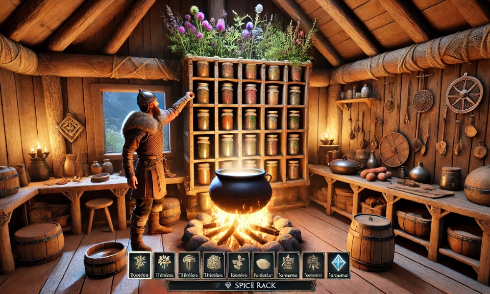 How To Place A Spice Rack Valheim