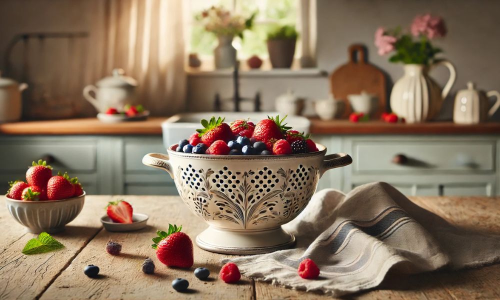 How To Use A Berry Colander Effectively