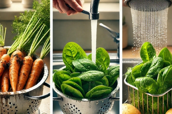 How To Use A Colander For Washing Vegetables