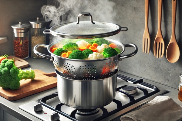 Preparing Steamed Food