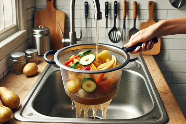 Separating Food Scraps And Liquids: Keeping It Clean