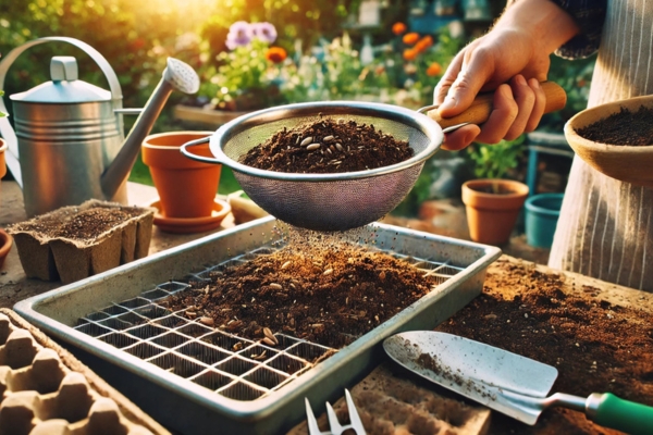 Soil Sifting And Preparation