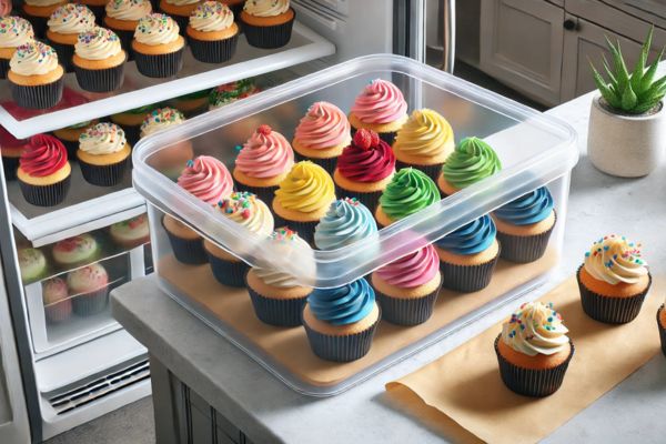 Storing Cupcakes After Baking