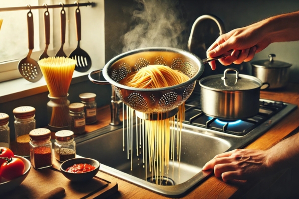 Straining Pasta: A Classic In Culinary Simplicity