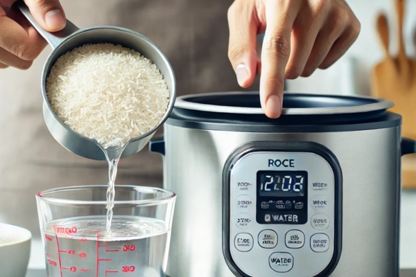 Measure The Rice And Water Ratio