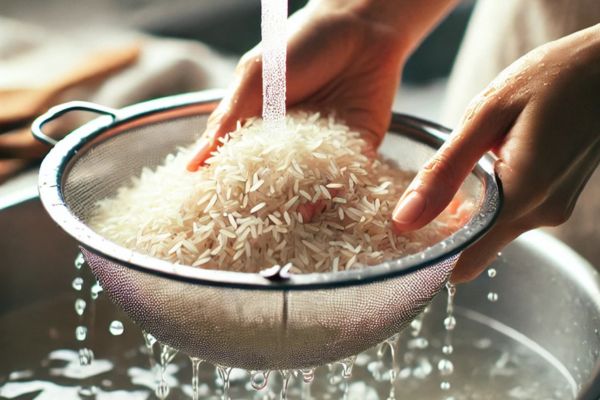 Rinse The Cook Jasmine Rice In Rice Cooker