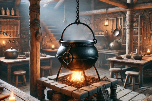 The Role Of The Cauldron In Spice Rack Placement