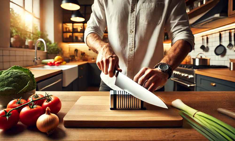 How To Use Kitchen Knife Sharpener