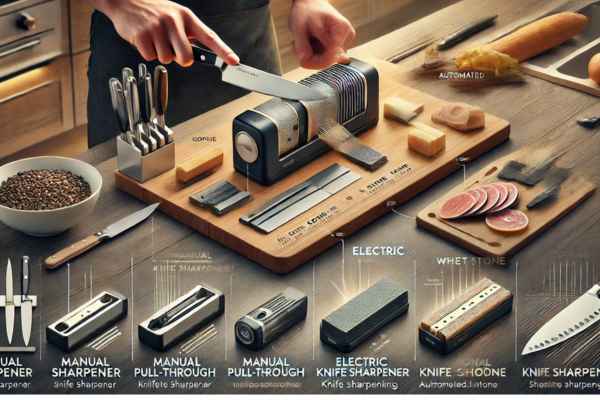 Types of Kitchen Knife Sharpeners and How They Work