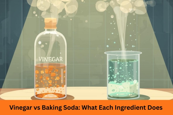 Vinegar vs Baking Soda: What Each Ingredient Does